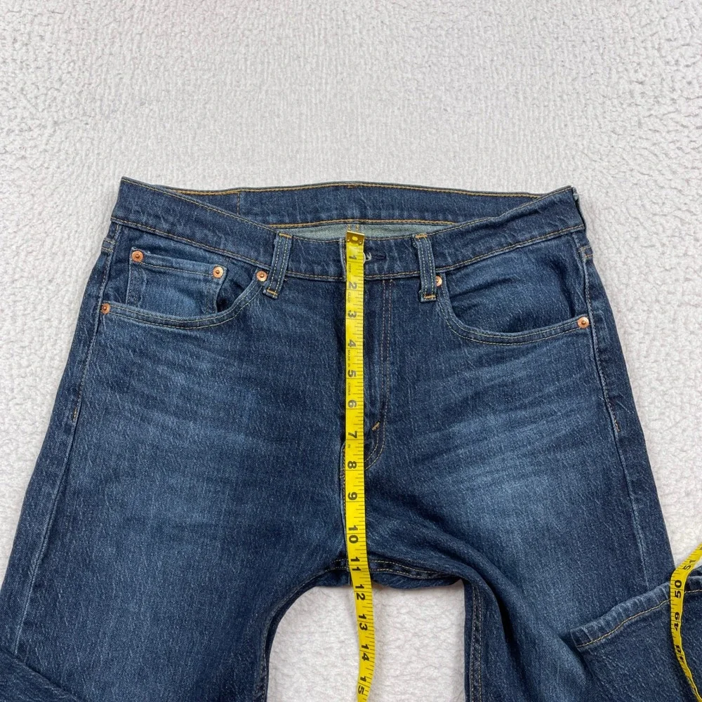 Levis 505 Jeans Mens 32x32 (Fit 32x30) Blue Regular Straight Leg Denim Classic
